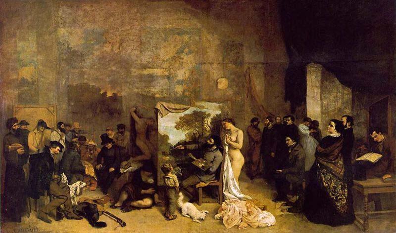 Gustave Courbet The Artist Studio